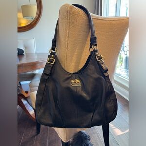 Coach Black Leather Handbag